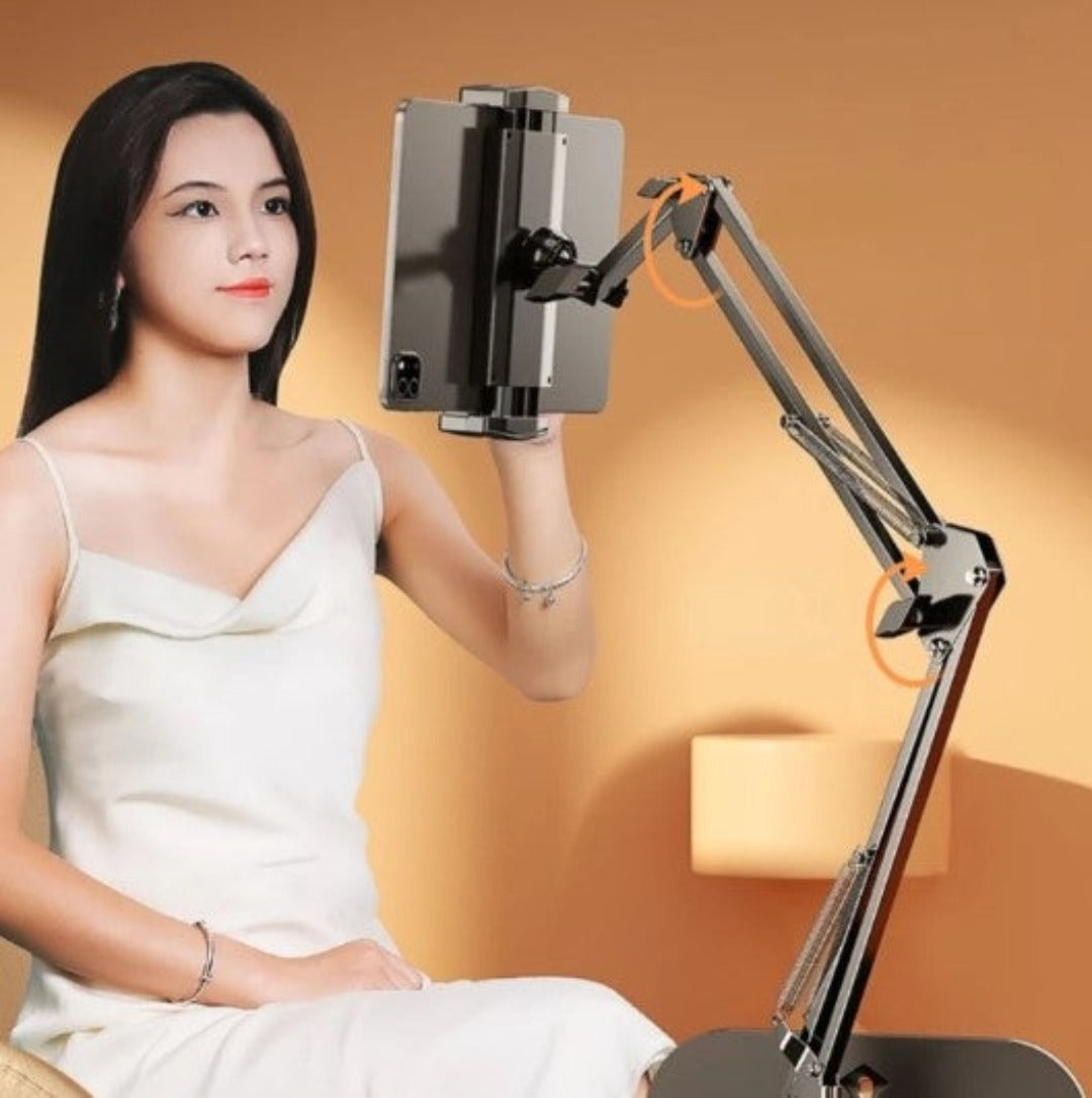 Hjemix | Royaleva BedMate 360° Roterende Enhetsholder - Håndfri Mobil- og Nettbrettstativ