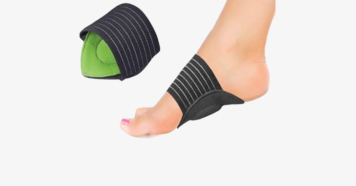 Hjemix | 2-pakning: Aero Cushion Plantar Fasciitis Hulføtter Støtter