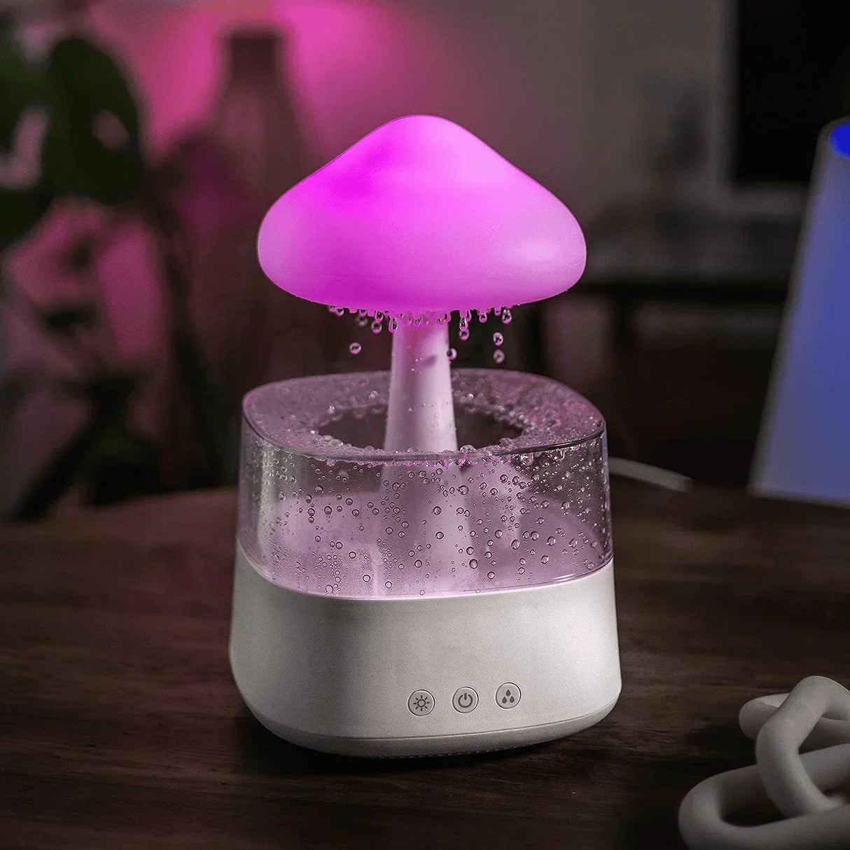 Hjemix | Mushroom Cloud Regndiffuser Avslappende Luftfukter - Atumis