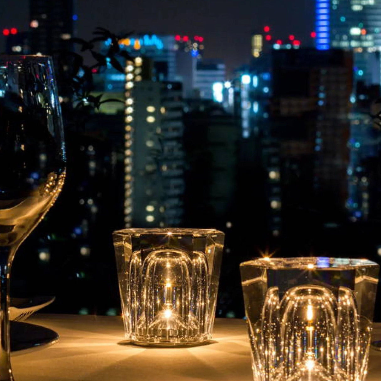 Hjemix | Lampe - Luksus Diamant Krystall LED Oppladbar Bordlampe