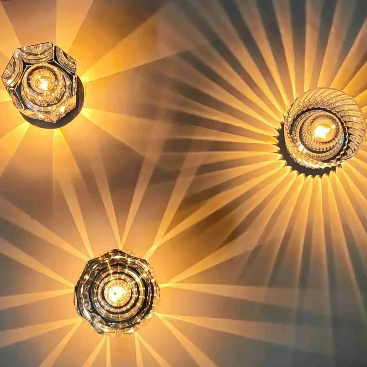 Hjemix | Lampe - Luksus Diamant Krystall LED Oppladbar Bordlampe