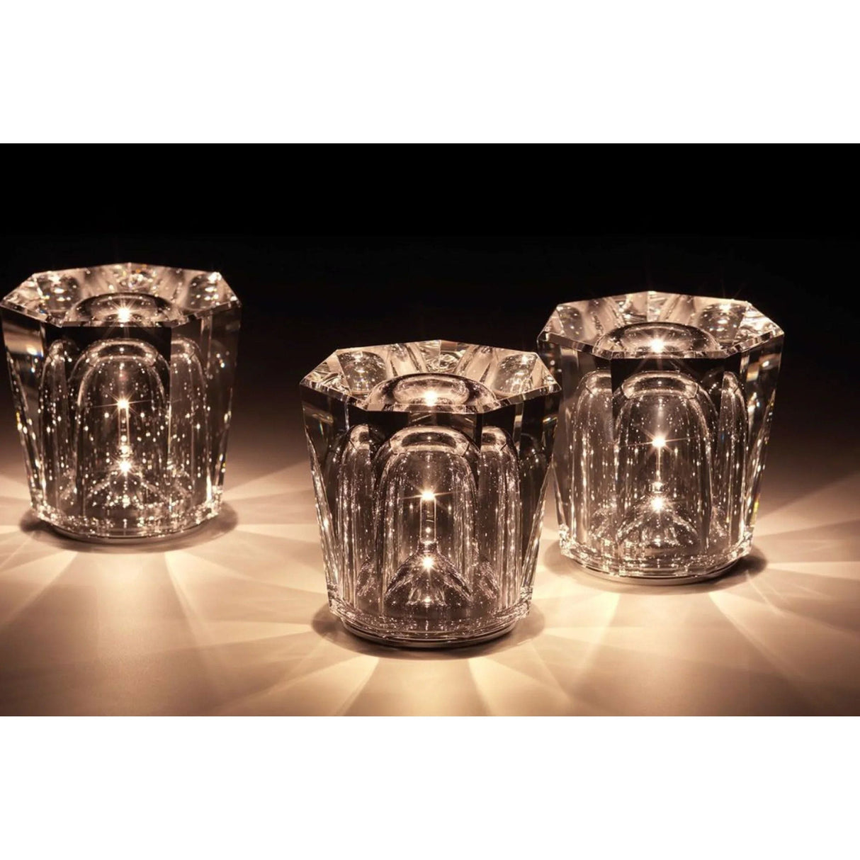 Hjemix | Lampe - Luksus Diamant Krystall LED Oppladbar Bordlampe