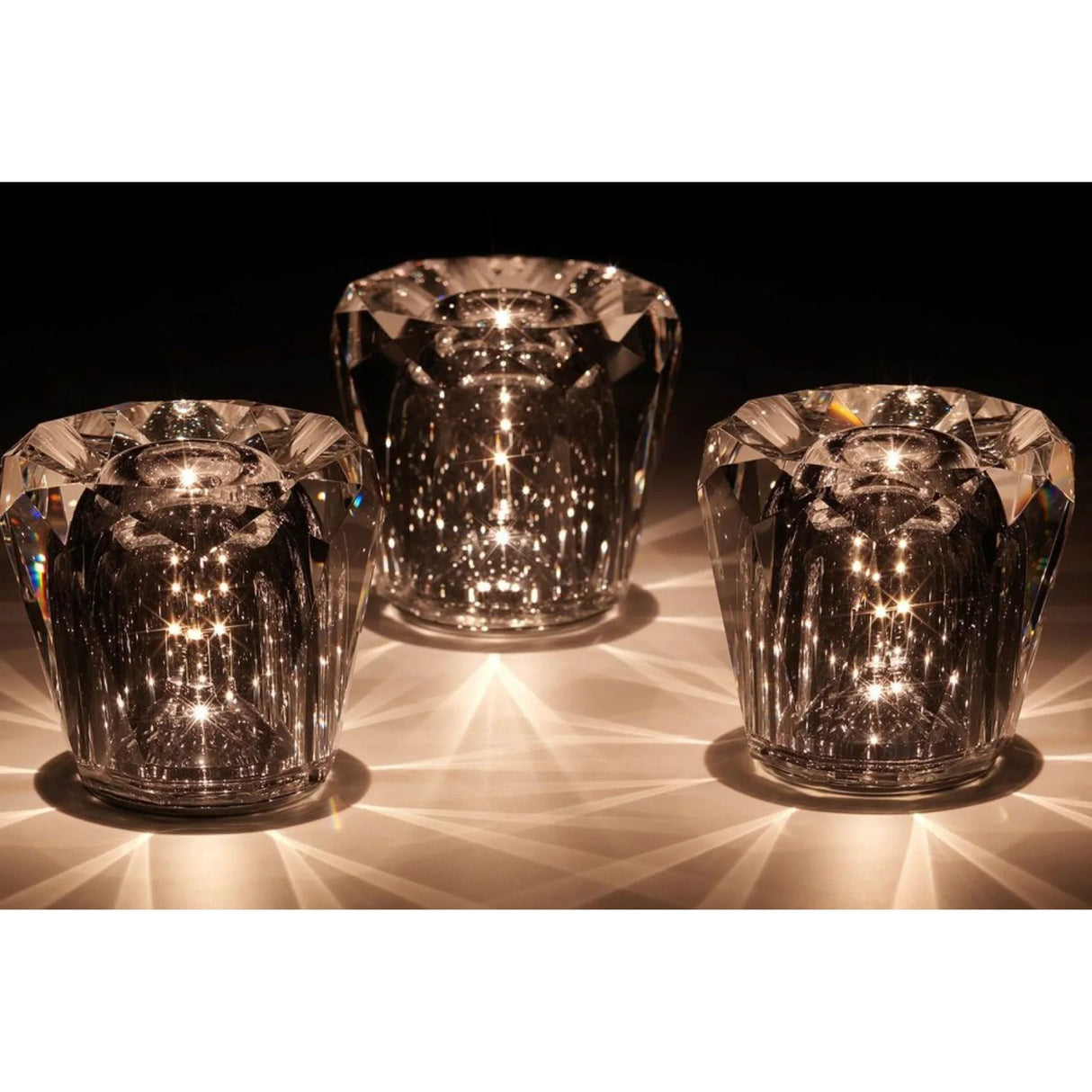 Hjemix | Lampe - Luksus Diamant Krystall LED Oppladbar Bordlampe