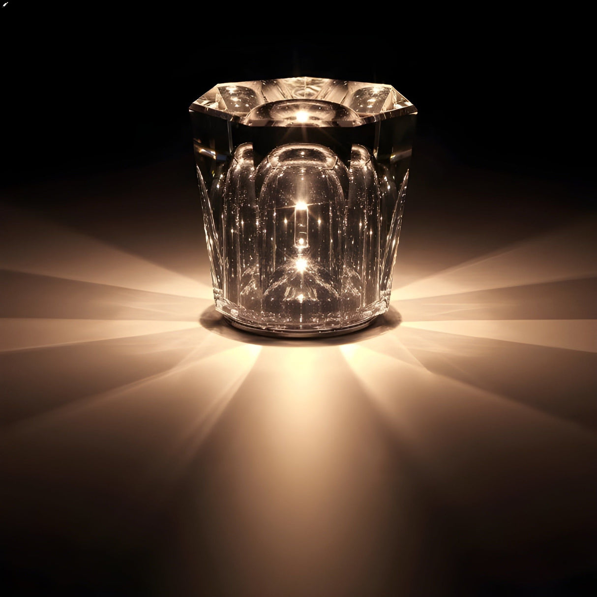 Hjemix | Lampe - Luksus Diamant Krystall LED Oppladbar Bordlampe