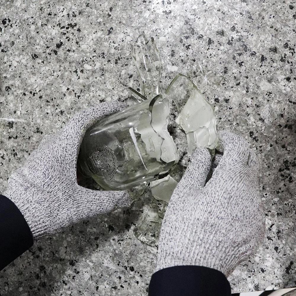 Hjemix | Anti-Cut Hansker 5 Grad Sikkerhets Kuttsikker Stikkbestandig Rustfritt Stål