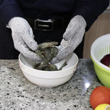 Hjemix | Anti-Cut Hansker 5 Grad Sikkerhets Kuttsikker Stikkbestandig Rustfritt Stål