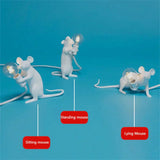 Hjemix | Royallure Art Deco Stil LED Mus Kontorlampe - Lekende Skrivebordsbelysning