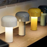 Hjemix | LED Bordlampe - Lumina - Trefarget Dimming Funksjon - Bærbar Lading