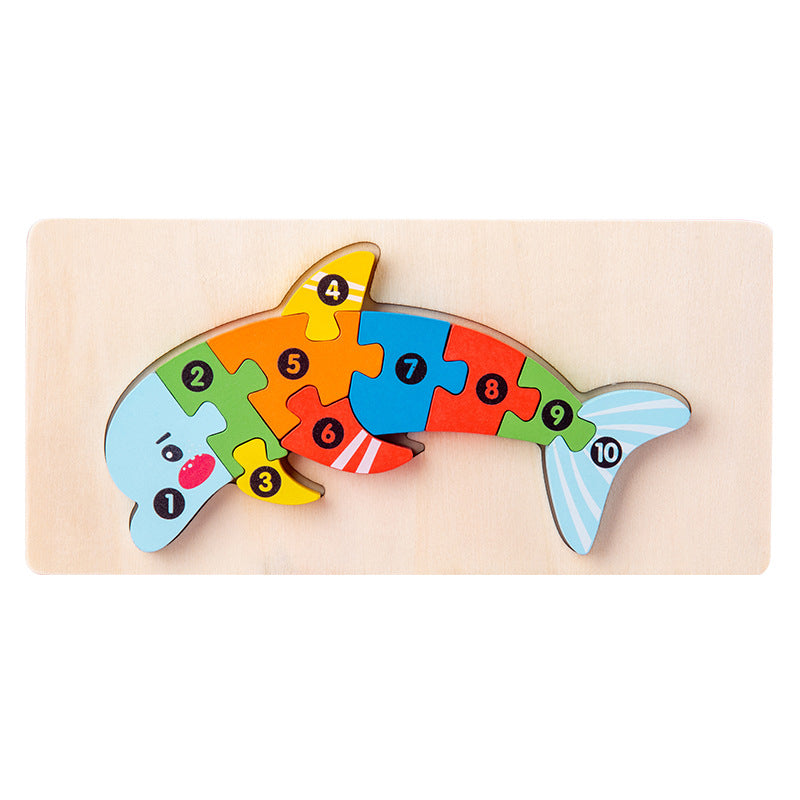 Hjemix | Barn Læring 3D Trepuslespill