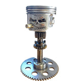 Hjemix | Piston Skull Face Skulptur