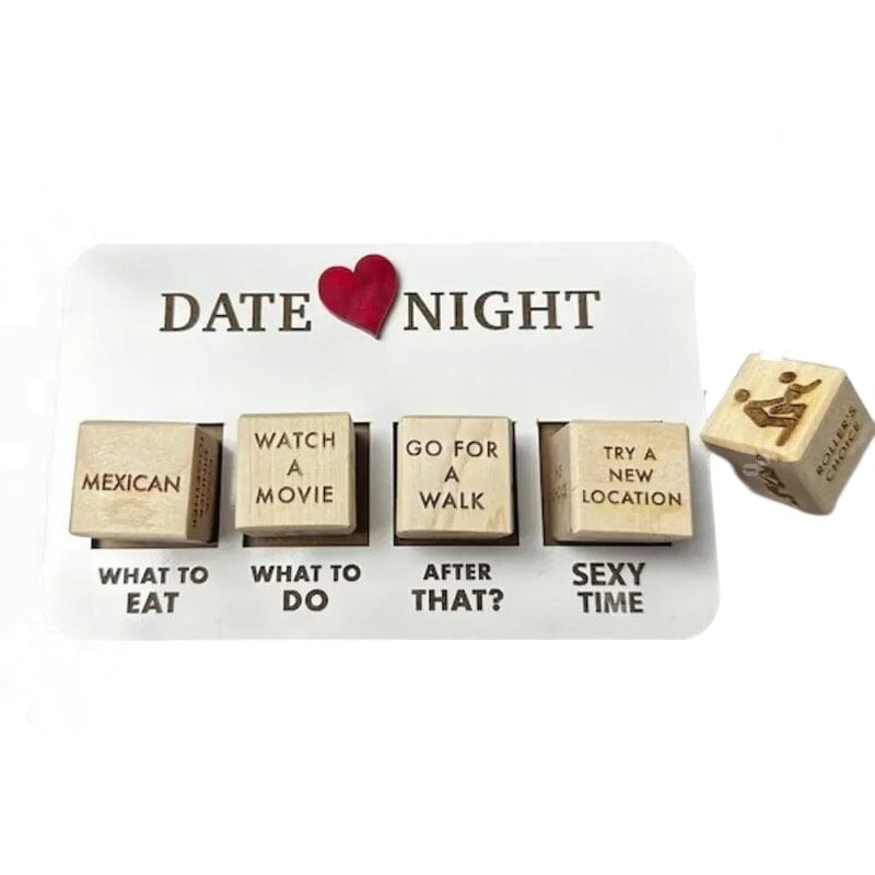 Hjemix | Morsomme Date Night Terninger Nattutgave - Årsdagsgave