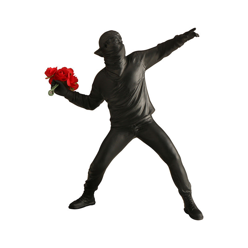 Hjemix | Banksy Flower Rioter Ornament