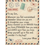 Hjemix | Trykt flanellinnpakningspledd