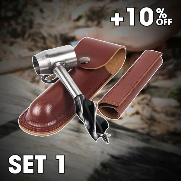 Hjemix | Bushcraft Auger – Bushcraft Hånd Auger Skrutrekker