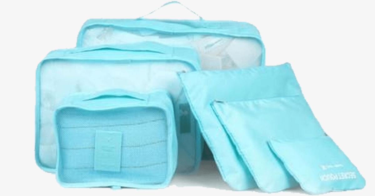 Hjemix | Bærbar bagasje - Transparent nettingøverdel - Organiser klærne dine kompakt og stilfullt!