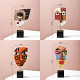 Hjemix | Abstrakt Pop Art Ansikt Hjem Skulptur