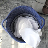 Hjemix | CoastalNest Oppbevaringskurver med Håndtak | Blå Kystdekorative Kurver | Funksjonell & Stilig Organisering