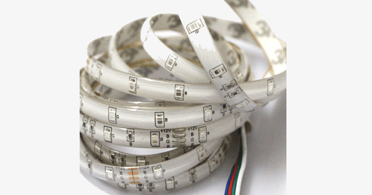 Hjemix | Strip LED Lys – Vanntett Fjernkontroll Vakre Lys