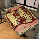 Hjemix | Boho Stil Strikket Teppe