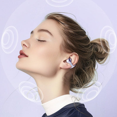 Hjemix | AI Oversettelse Åpen Øre Klipp Bluetooth Hodetelefoner