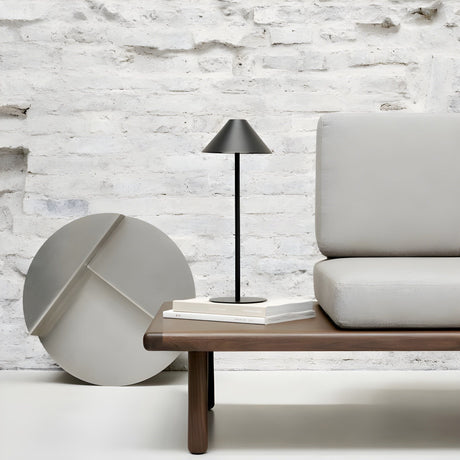 Hjemix | Minimalistisk dimbar Touch bordlampe - vanntett og oppladbar lys Farge