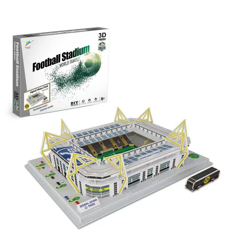 Hjemix | 3D Puslespill Fotballstadion