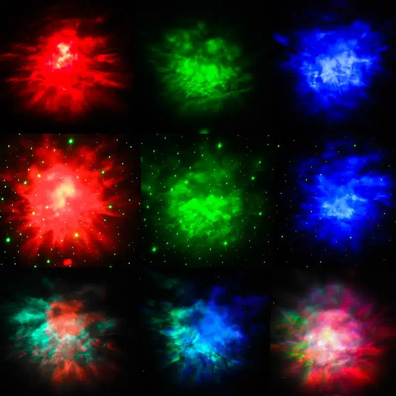 Hjemix | Astronaut Galaxy Prosjektor Flere Moduser Galaxy Nattlys med Fjernkontroll