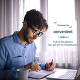 Hjemix | Super Black TechnologySmart Trådløse Hodetelefoner Solbriller