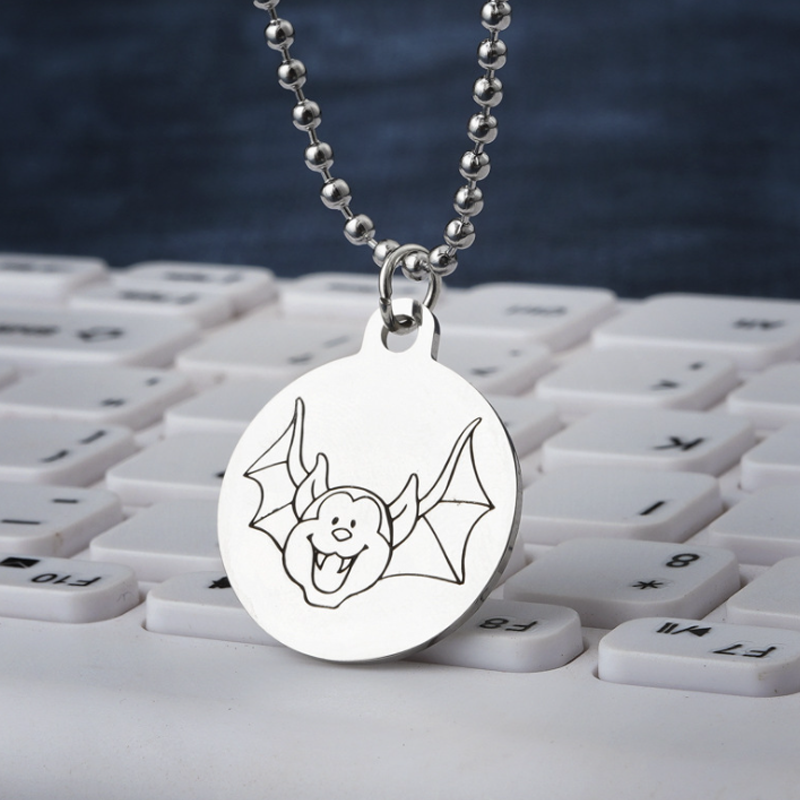 Hjemix | Halloween Tema Rustfritt Stål Halskjede