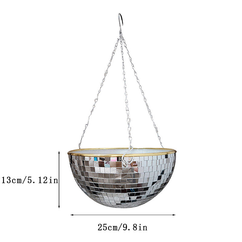 Hjemix | Disco Ball Hengende Planteholder