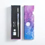Hjemix | Kalligrafi Glass Dyp Penne Inks Sett