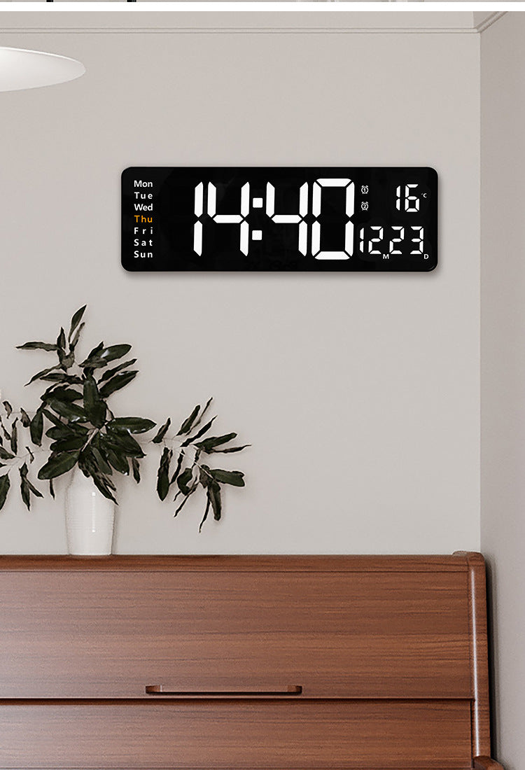 Hjemix | Nordisk Digital Klokke 16 Tommers Skjerm