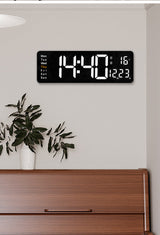 Hjemix | Nordisk Digital Klokke 16 Tommers Skjerm