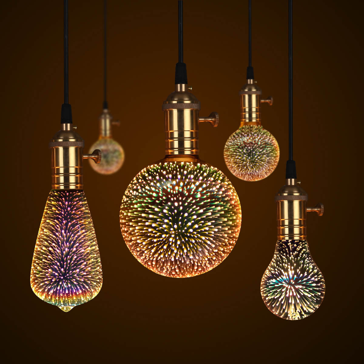 Hjemix | 3D Fyrverkeri LED Lyspære