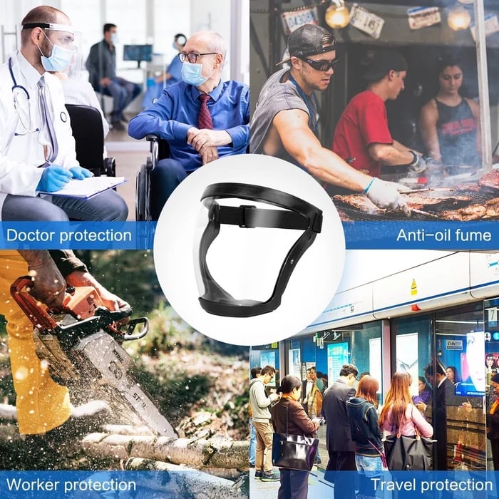 Hjemix | Full Face Protection Transparent Ansiktsskjold