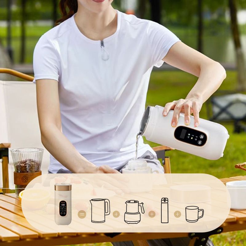 Hjemix | Bærbart elektrisk termokrus for reise - flott gave