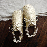 Hjemix | Retro Kunstnerisk Ekte Lær Kvinne Sko