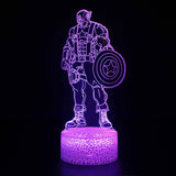 Hjemix | 3D Lampe Marvel Captain America