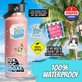 Hjemix | Sett med 130 Morsomme Sitater Klistremerker