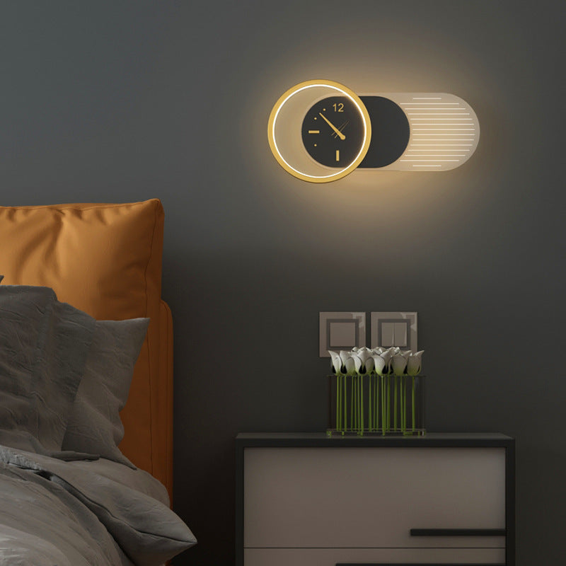 Hjemix | Nordisk Minimalistisk Stille Klokke Vegglampe