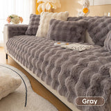 Hjemix | tykk kanin plysj sofa trekker