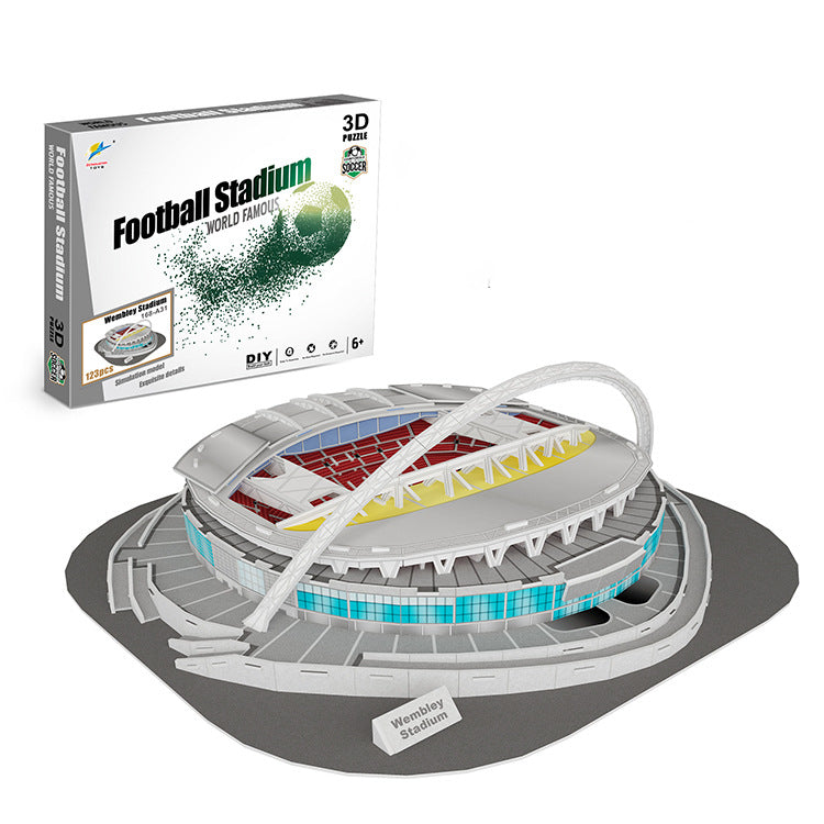 Hjemix | 3D Puslespill Fotballstadion