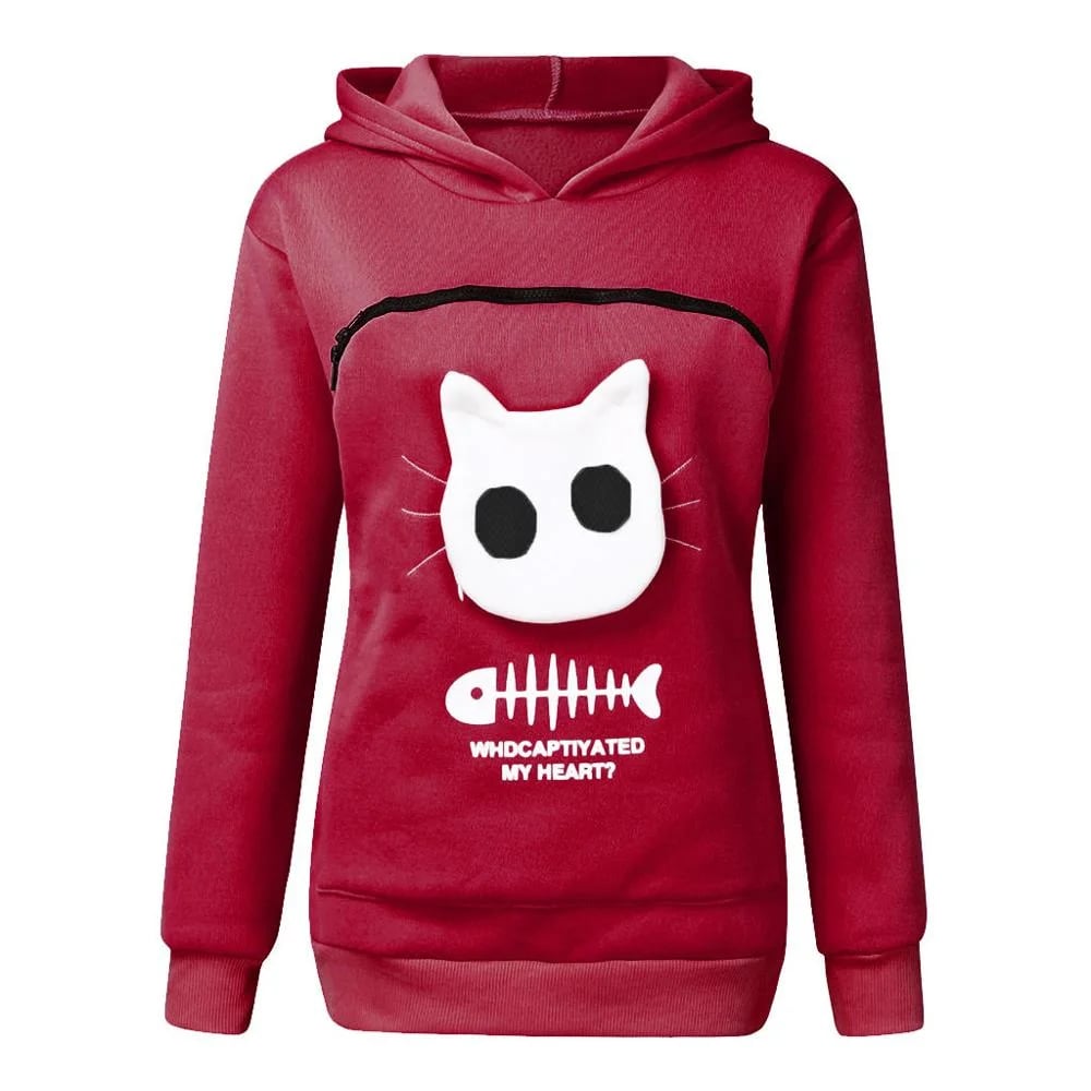 Hjemix | Kattelskere hettegenser Kosepose