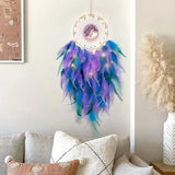 Hjemix | Frendorf Krystall Livets Tre Fjær Glød Drømmefanger