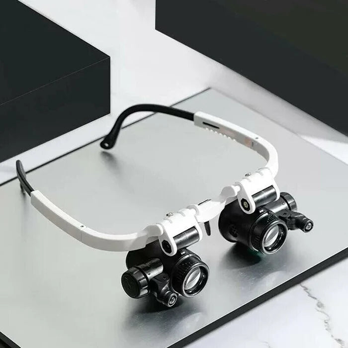 Hjemix | LED Briller Forstørrelsesglass 8x 15x 23x