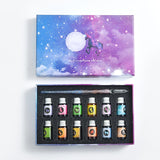 Hjemix | Kalligrafi Glass Dyp Penne Inks Sett