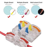 Hjemix | Push-type hurtigkoblingsterminal, ledningssplitting