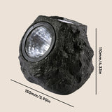 Hjemix | Solar Utendørs Gress Dekorative Stein Lys