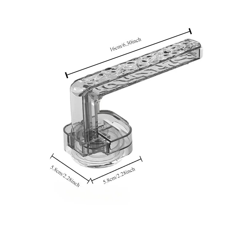Hjemix | Transparent Ripple Multifunctional Suction Cup Handles