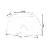 Hjemix | Barns plast regnbueformet krakk